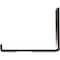 Ekena Millwork Steel Hanging Shelf Bracket, Antiqued Pale Gold 2"W x 8"D x 6"H BKTM02X08X06HSAPG - alternate 10